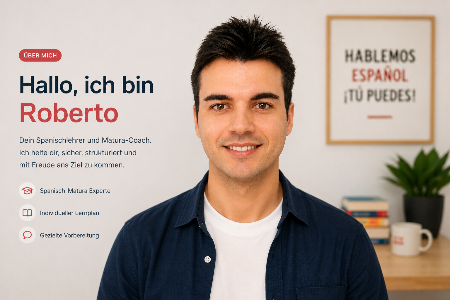 Roberto, spanischer Muttersprachler und Online-Spanischlehrer bei HolaMatura